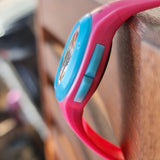Kinderuhr Digital pink - LED Licht, Wecker & Chronograph für Kinder