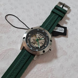 Stuhrling Prestige Automatik Grün Armbamd Herrenuhr - Skelettoptik 50mm