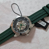 Stuhrling Prestige Automatik Grün Armbamd Herrenuhr - Skelettoptik 50mm