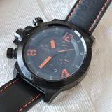 Hislon Chronograph 48mm Herrenuhr – Sportliche Eleganz mit Garantie