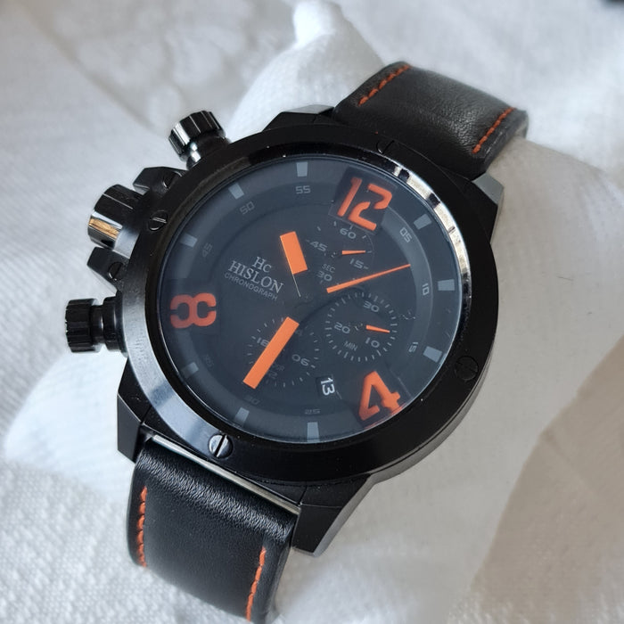 Hislon Chronograph 48mm Herrenuhr Quarzwerk