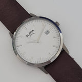 Boccia Titan 40mm Unisex Uhr mit Lederarmband – 3588-01