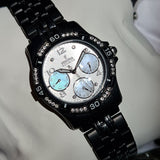 Festina F16284/2 Damen Multifunktionsuhr – Schwarzes Edelstahl Design