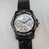 Festina F16284/2 Damen Multifunktionsuhr – Schwarzes Edelstahl Design
