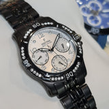 Festina F16284/2 Damen Multifunktionsuhr – Schwarzes Edelstahl Design