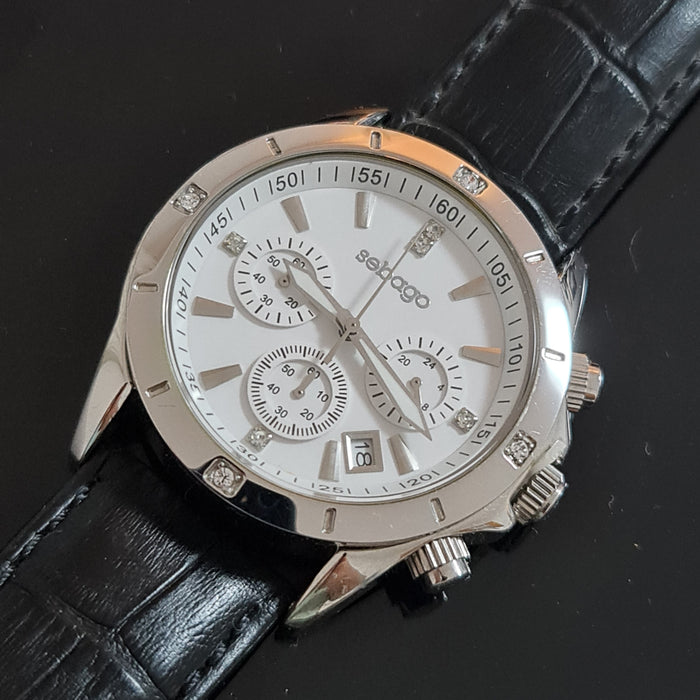 SEBAGO Chronograph Unisex Uhr – Edelstahl & Chronograph