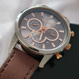SEBAGO SBGS01114P Braune Multifunktions-Herrenuhr