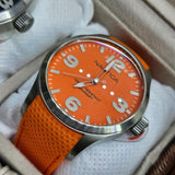 NAUTICA A11588G Uhr – Orange Silikonarmband & Quarzwerk – 100m Wasserdicht