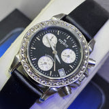 ESPACE Luxus Damenarmbanduhr – Chronograph mit Lederarmband ÖZENSAAT
