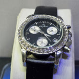 ESPACE Luxus Damenarmbanduhr – Chronograph mit Lederarmband ÖZENSAAT