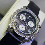 ESPACE Luxus Damenarmbanduhr – Chronograph mit Lederarmband ÖZENSAAT
