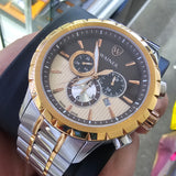 Wainer WA.12445-C Swiss Made Chronograph Herrenuhr 46mm Bicolor Neu & OVP ÖZENSAAT