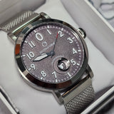 PACOMARINE Thunderbolt PM51-0014MWT Meshband Herrenuhr