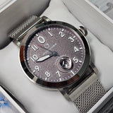 PACOMARINE Thunderbolt PM51-0014MWT Meshband Herrenuhr