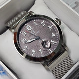 Pacomarine Thunderbolt Herrenuhr 44mm Mesh Silber PM.51014.08A NEU & OVP Full-Set