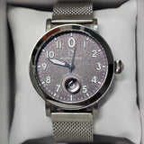 Pacomarine Thunderbolt Herrenuhr 44mm Mesh Silber PM.51014.08A NEU & OVP Full-Set