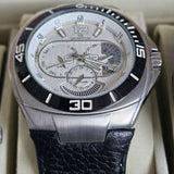 Quantum Herrenuhr Multifunktion – Elegantes Lederarmband & Quarzwerk