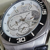 Quantum Herrenuhr Multifunktion – Elegantes Lederarmband & Quarzwerk