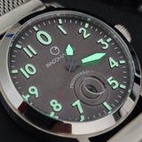 PACOMARINE Thunderbolt PM51 Meshband Herrenuhr für Herren