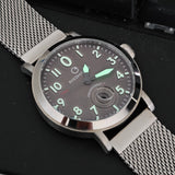 PACOMARINE Thunderbolt PM51 Meshband Herrenuhr