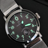 PACOMARINE Thunderbolt PM51 Meshband Herrenuhr