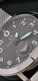 PACOMARINE Thunderbolt PM51 Meshband Herrenuhr