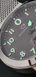 PACOMARINE Thunderbolt PM51 Meshband Herrenuhr für Herren