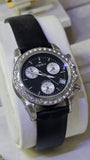 ESPACE Luxus Damenarmbanduhr – Chronograph mit Lederarmband ÖZENSAAT