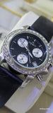 ESPACE Luxus Damenarmbanduhr – Chronograph mit Lederarmband ÖZENSAAT