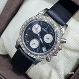 ESPACE Luxus Damenarmbanduhr – Chronograph mit Lederarmband ÖZENSAAT