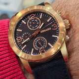 Sebago Multifunktional Rosegold Unisexuhr ÖzenSaat