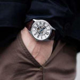 Stuhrling Original Herren Automatik Uhr Atrium 3942 - Skelettoptik