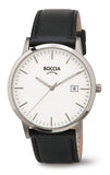 Boccia Titan 40mm Unisex Uhr mit Lederarmband – 3588-01