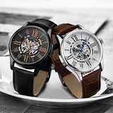 Stuhrling Original Herren Automatik Uhr Atrium 3942 - Skelettoptik