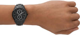 Armani Exchange Herrenuhr – Edelstahl, Schwarz & Wasserdicht bis 50m