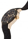Stührling Original Torino Lista 622 Herrenuhr - 48mm - Schwarz/Roségold - NEU & OVP