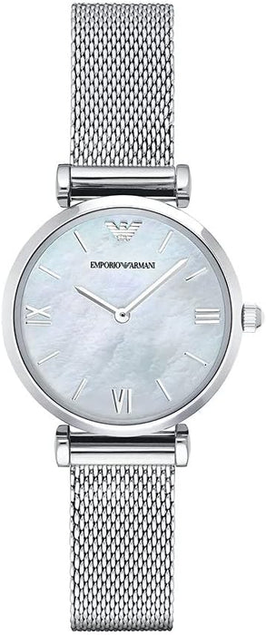 Emporio Armani Damenarmbanduhr Edelstahl Silberfarben