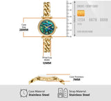 FOSSIL Damenarmbanduhr Carlie ES5416 – Goldfarbenes Edelstahlarmband