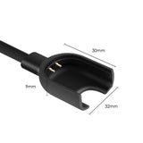 Simpeak 2er-Pack Ladekabel für Xiaomi Mi Band 3 - USB Ladekabel Schwarz
