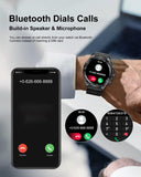 XYZ Smartuhr Herren mit Anruf Funktion & Fitness Tracker – Wasserdicht & Bluetooth