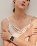 OULUOQI Apple Watch Armband Damen Herren Edelstahl – Einstellbar & Elegant