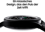 Samsung Galaxy Watch4 Classic LTE – Schwarze Smartuhr mit Drehbarem Ring – SM-R885FZKADBT
