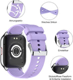 ZOSKVEE Smartuhr Armband 22mm – Ersatzarmband für Herren & Damen – Silikon & Edelstahl