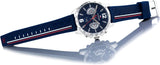 Tommy Hilfiger Herrenuhr 1791476 – Marineblau mit Datumsfunktion