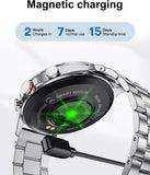 XYZ Smartuhr Herren mit Anruf Funktion & Fitness Tracker – Wasserdicht & Bluetooth