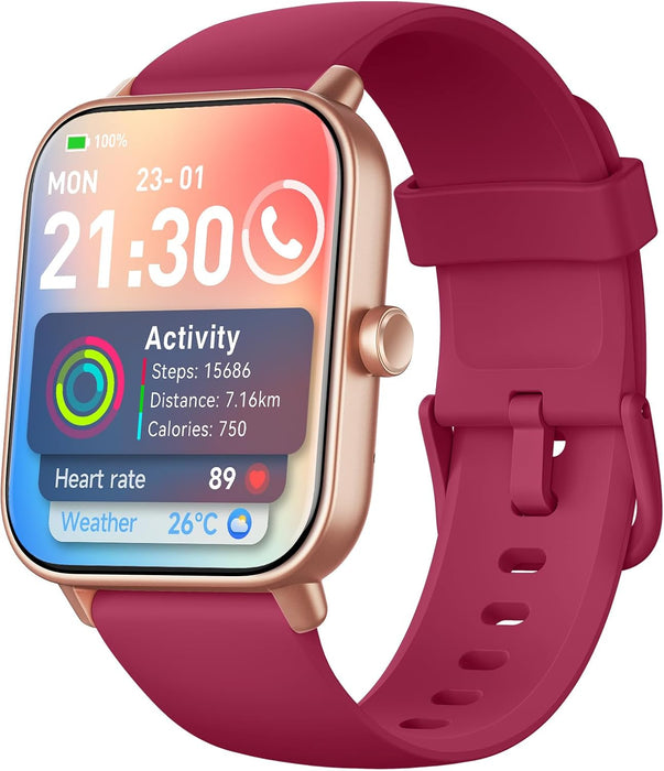 Aeac Smartuhr Damen, Herzfrequenzmessung, Sport Tracker