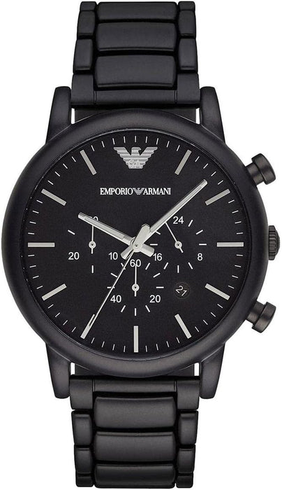 Emporio Armani Herren-Chronograph mit Edelstahlband