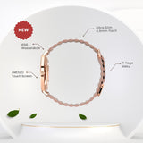 XCOAST Wellenoptik Smartuhr – 1,3" AMOLED, Wasserdicht, Puls, Blutsauerstoff, 7 Tage Akku