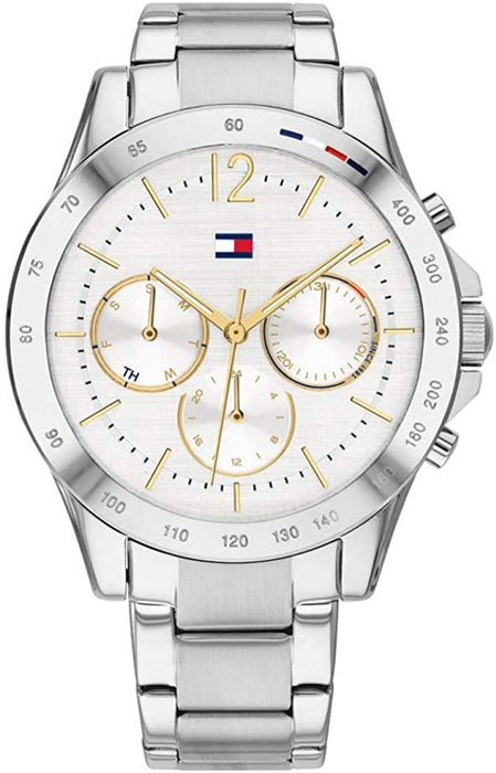 Tommy Hilfiger Damen Sportuhr Edelstahl Quarzwerk