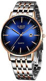 [Brand Name] Herren Armbanduhr – Wasserdicht, Edelstahl, Datum & Quarzwerk – Elegantes Design